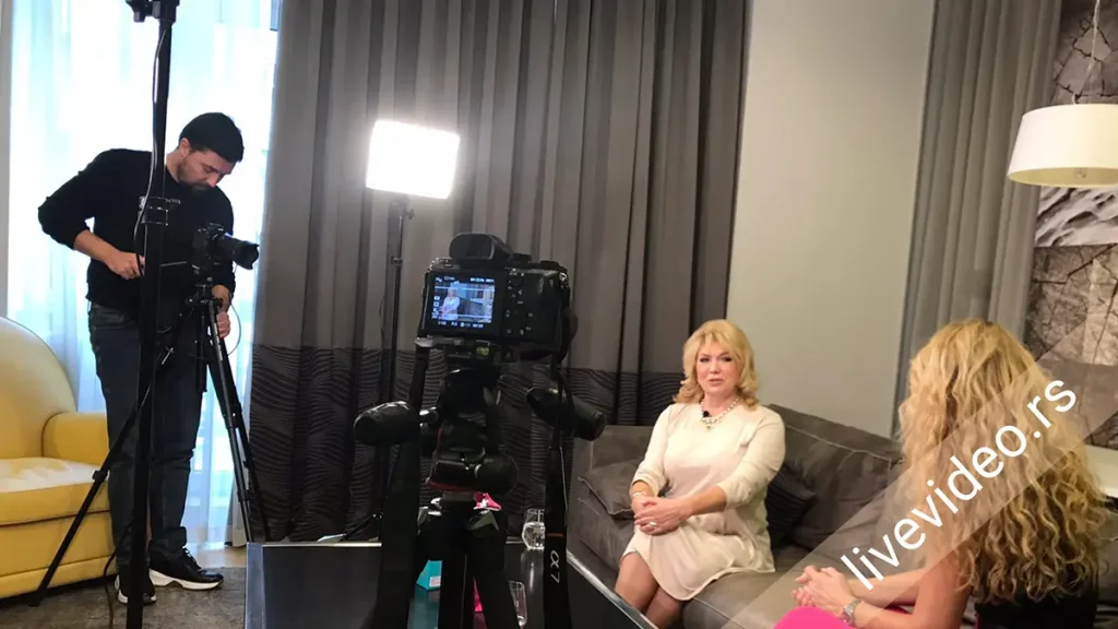 Snimanje intervjua u studiju