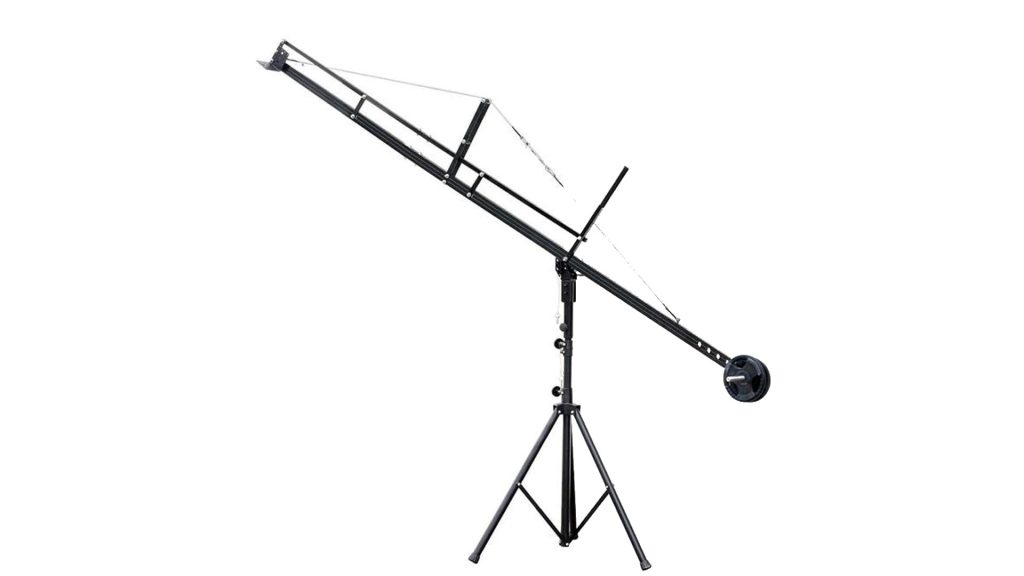 Three-metre camera crane for hire with an operator in Belgrade