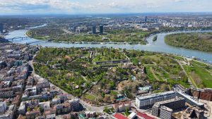 Kalemegdan i ušće Save u Dunav snimljeni dronom