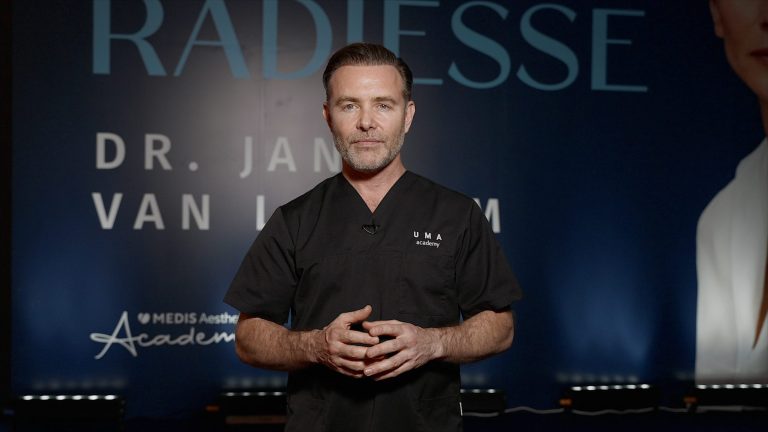 Snimanje izjave predavača dr Janija van Loghema na Radiesse masterclassu u Beogradu