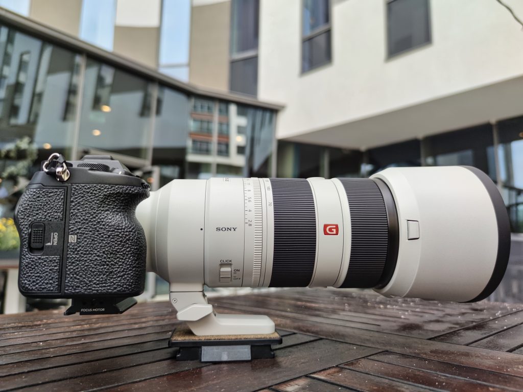 Sony A7S III with the Sony FE 70–200 mm f/2.8 GM OSS II lens, camera hire in Belgrade